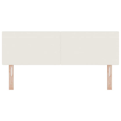 Testiera LED con strisce LED Crema 144 cm Tessuto in Cords | homemem39