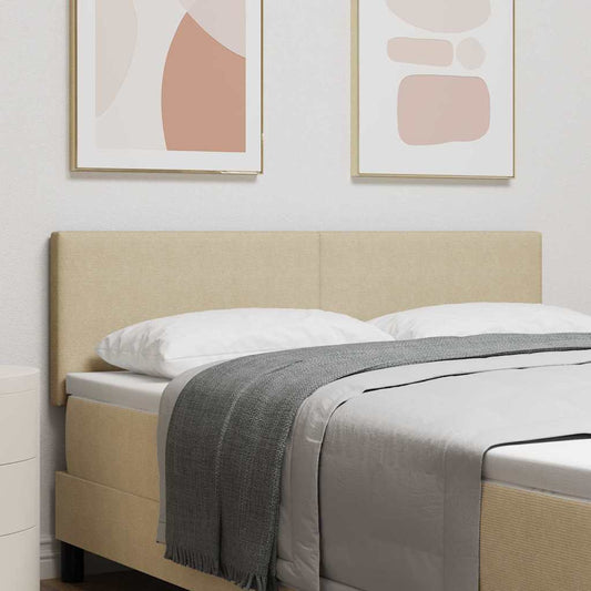 Testiera LED con testiera Grigio Verde 144 cm Tessuto in Cords | homemem39