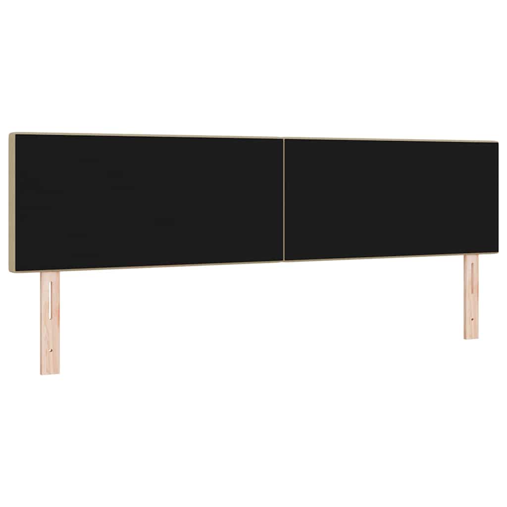 Testiera LED con testiera Grigio Verde 180 cm Tessuto in Cords | homemem39