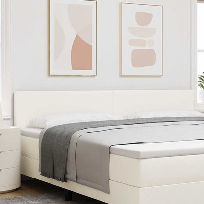 Testiera LED con strisce LED Crema 200 cm Tessuto in Cords | homemem39