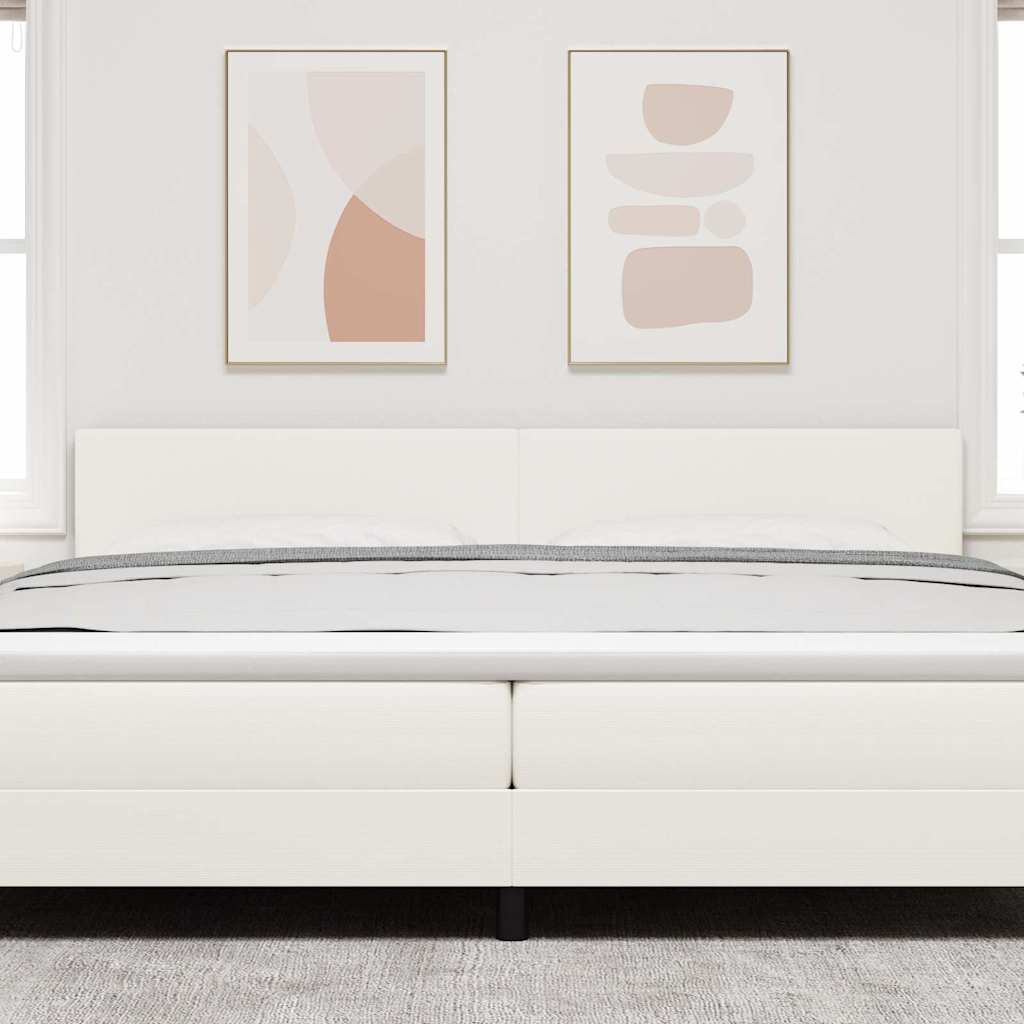 Testiera LED con strisce LED Crema 200 cm Tessuto in Cords | homemem39