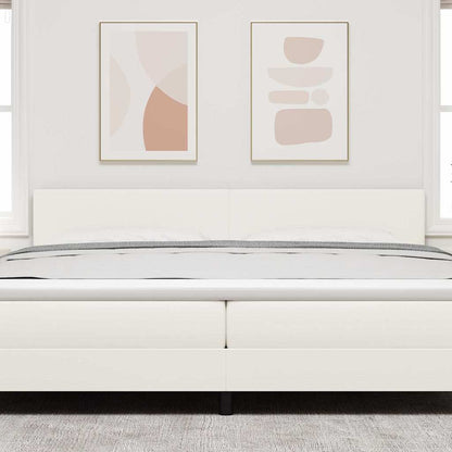 Testiera LED con strisce LED Crema 200 cm Tessuto in Cords | homemem39