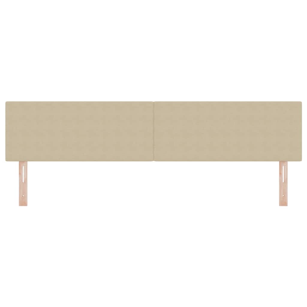 Testiera LED con testiera Grigio Verde 200 cm Tessuto in Cords | homemem39