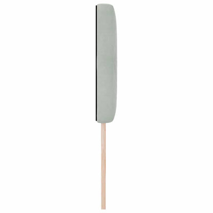 Testiera LED con strisce LED Grigio chiaro 80 cm Velluto | homemem39