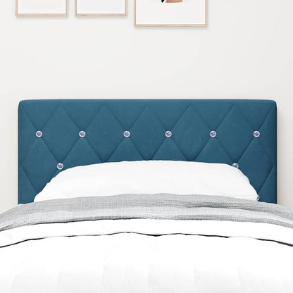Testiera LED con strisce LED Blu Scuro 80 cm Velluto | homemem39