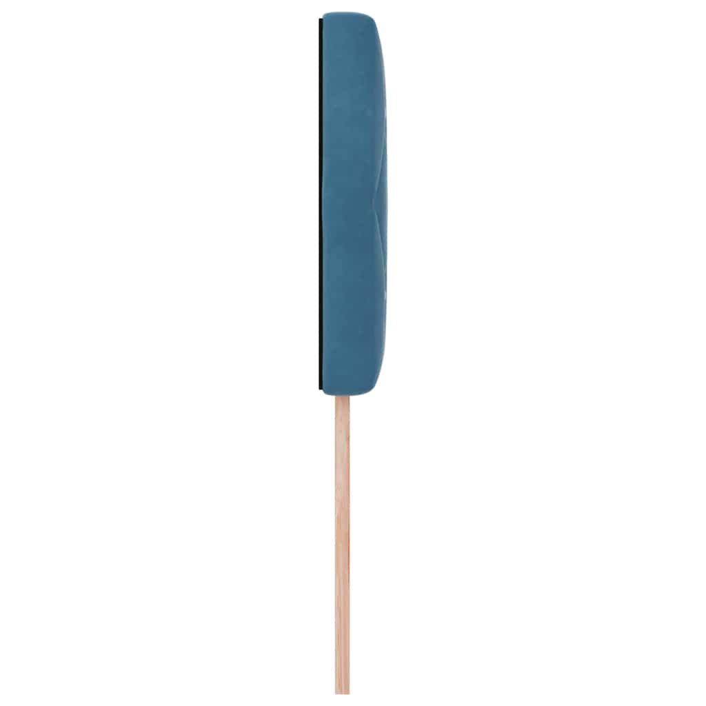 Testiera LED con strisce LED Blu Scuro 90 cm Velluto | homemem39