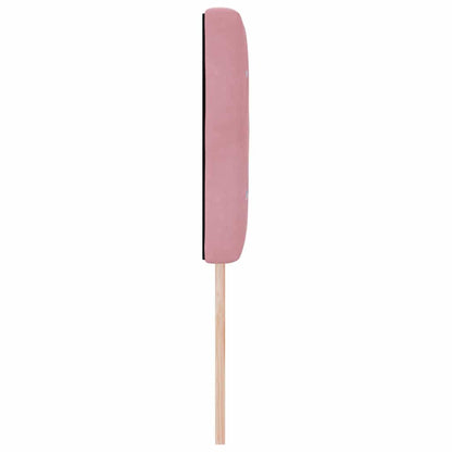 Testiera LED con strisce LED con testiera Rosa 160 cm Velluto | homemem39