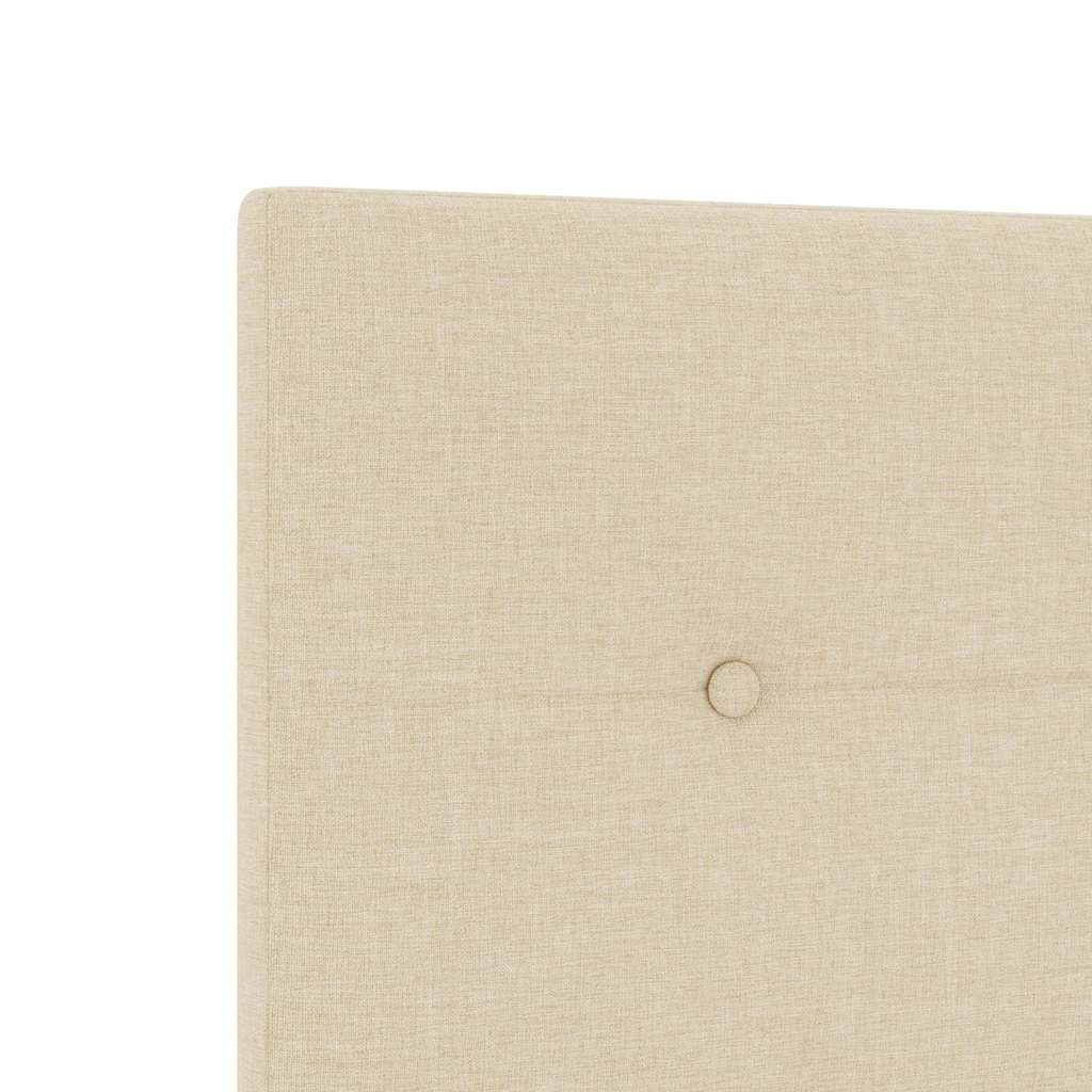Testiera LED con strisce LED con testiera Crema 90 cm Tessuto | homemem39