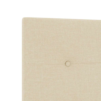 Testiera LED con strisce LED con testiera Crema 90 cm Tessuto | homemem39