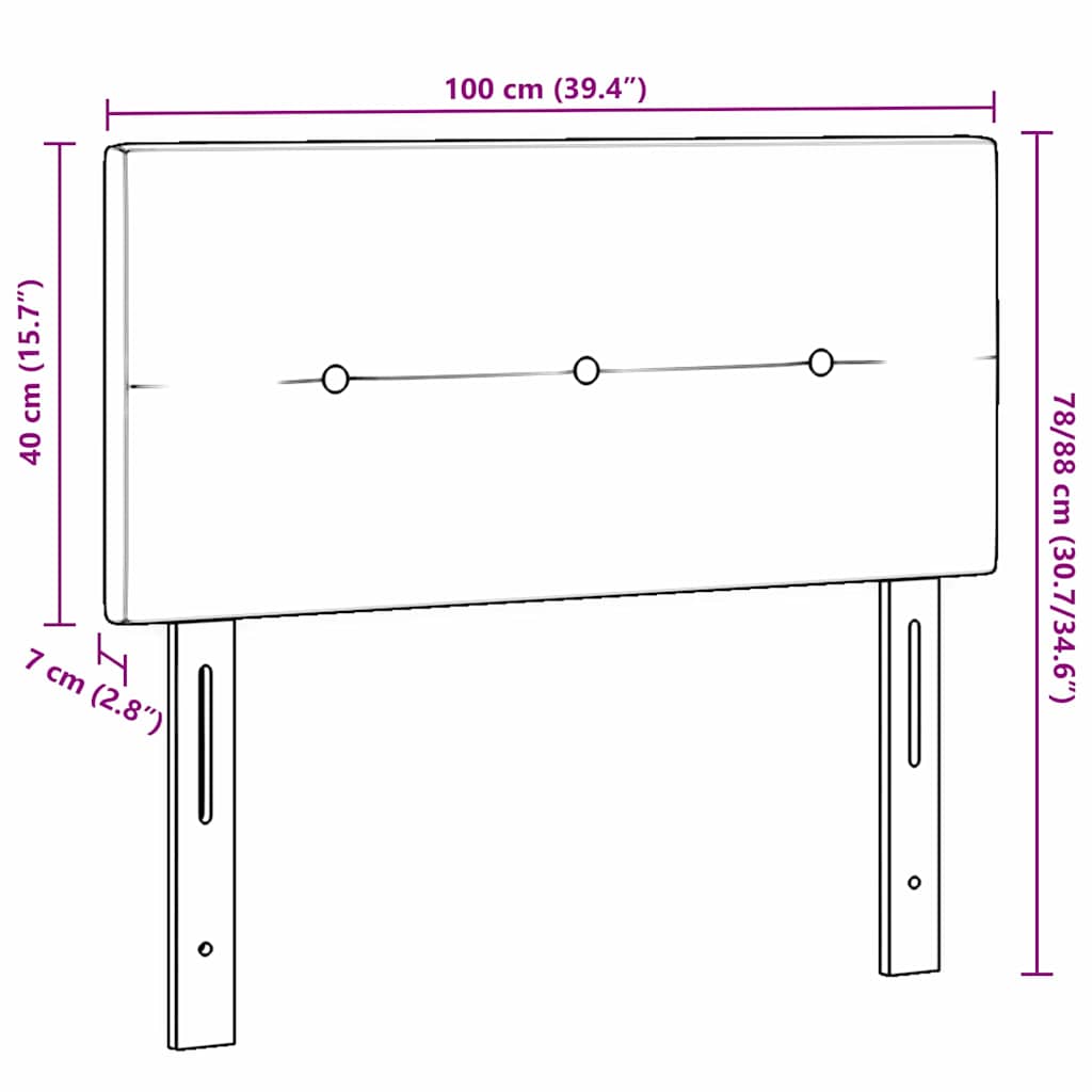 Testiera LED con luci a strisce a LED Verde 100 cm Poliestere