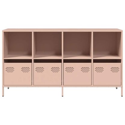 Credenza Rosa 135x39x73,5 cm in Acciaio Laminato a Freddo - homemem39