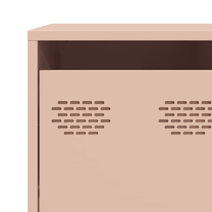 Credenza Rosa 135x39x73,5 cm in Acciaio Laminato a Freddo - homemem39