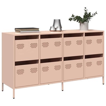 Credenza Rosa 135x39x73,5 cm in Acciaio Laminato a Freddo - homemem39