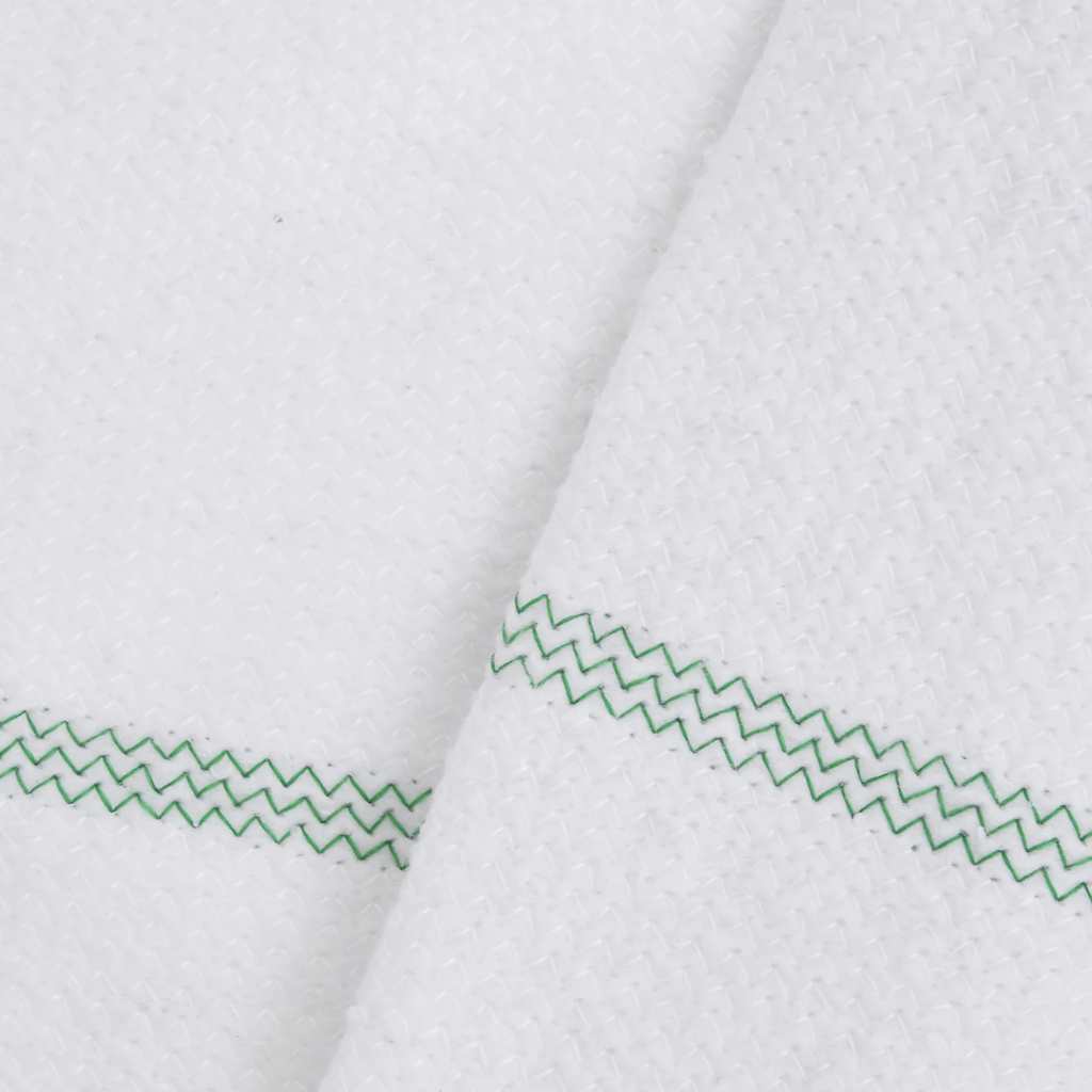 Panni per la Pulizia 5pz Righe Bianche e Verdi 50x60 cm | homemem39