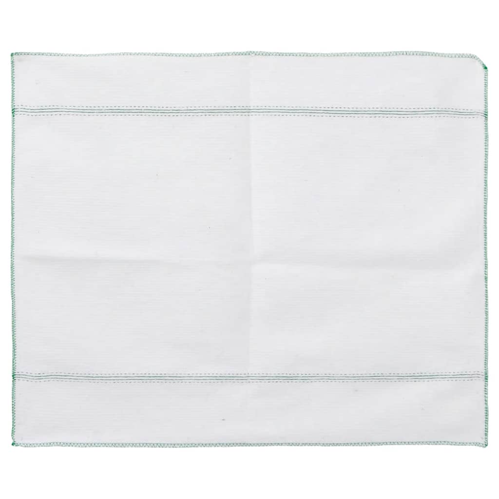 Panni per la Pulizia 10pz Righe Bianche e Verdi 50x60 cm | homemem39