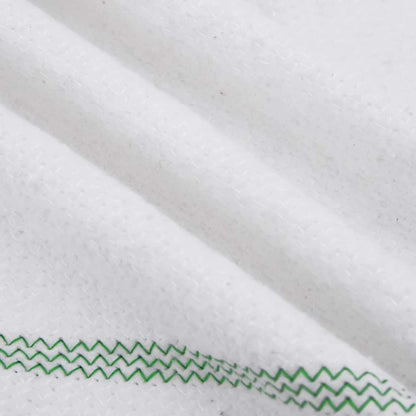 Panni per la Pulizia 10pz Righe Bianche e Verdi 50x60 cm | homemem39