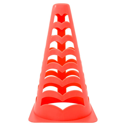Coni da Calcio 6 pz Impilabili Arancioni 13x13x22,5 cm | homemem39