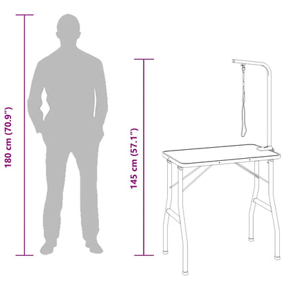 Tavolo Toelettatura Cani Gatti Animali Regolabile 1 Guinzaglio