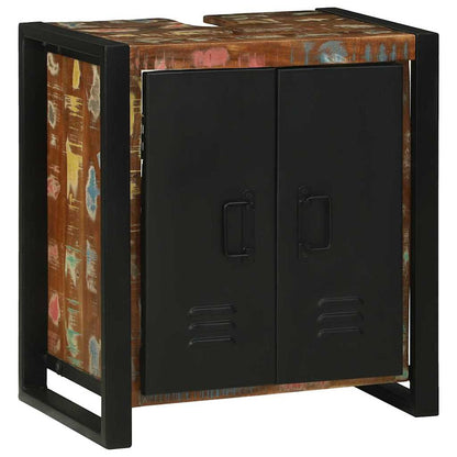 Set di mobili per il bagno 2 pcs Legno massello riciclato | homemem39