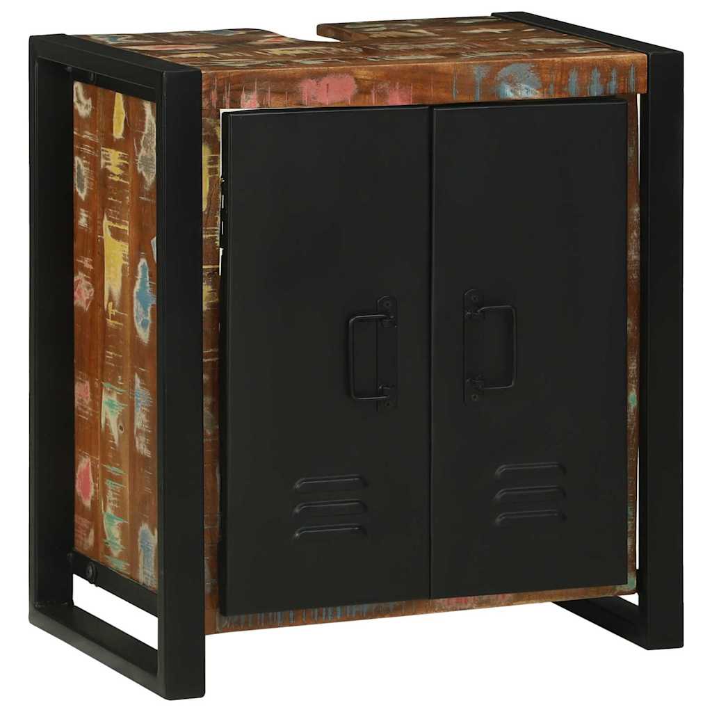 Set di mobili per il bagno 4 pcs Legno Recuperato Massello | homemem39
