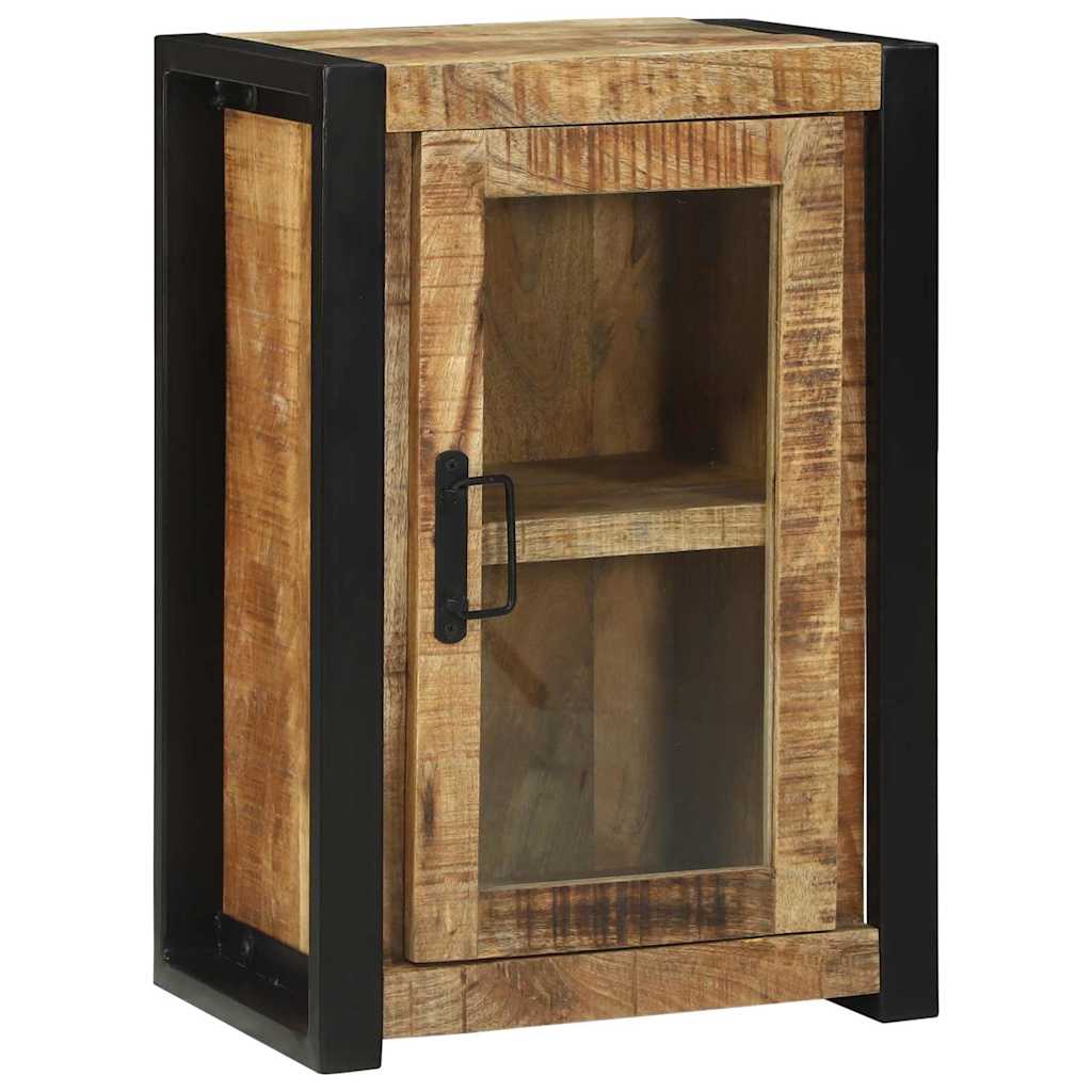 Set di mobili per il bagno 4 pz Marrone Legno di Mango Massello
