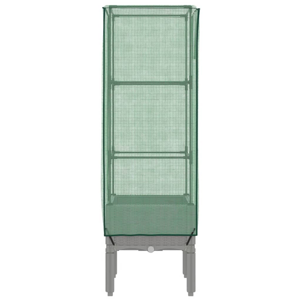 Letto Rialzato con Copertura Serra Effetto Rattan 40x40x140 cm | homemem39