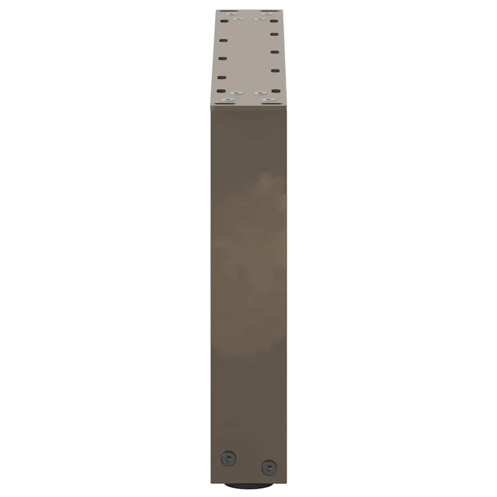 Gambe per Tavolino da Caffè forma U 2 pz Naturale 50x(30-31) cm