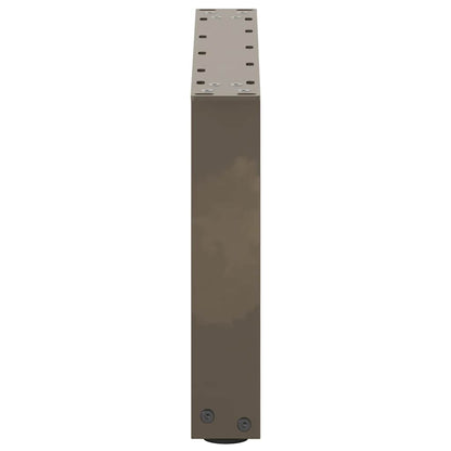 Gambe per Tavolino da Caffè forma U 2 pz Naturale 50x(30-31) cm