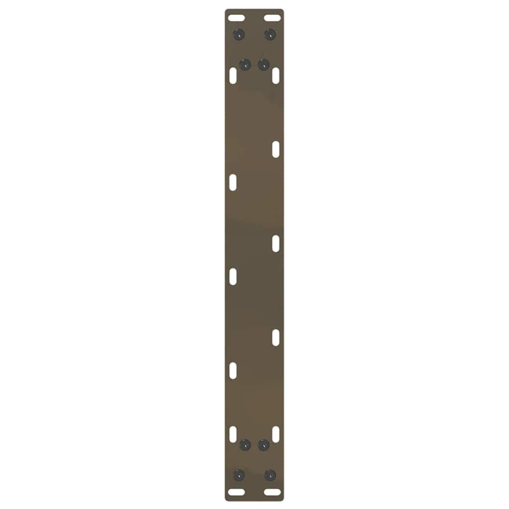 Gambe per Tavolino da Caffè forma U 2 pz Naturale 50x(30-31) cm