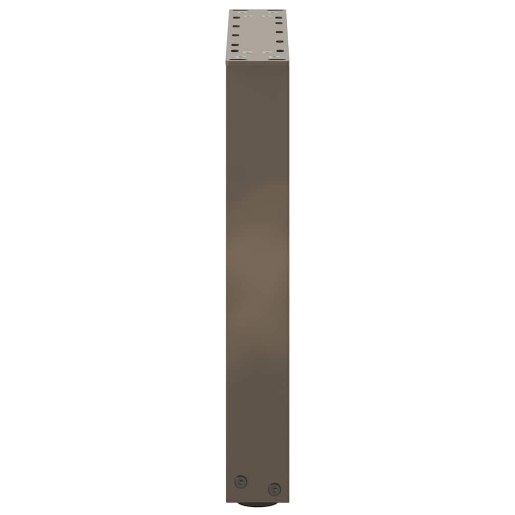 Gambe per Tavolino da Caffè forma U 2 pz Naturale 28x(42-43) cm