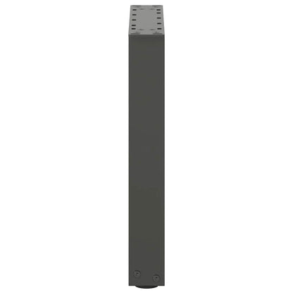 Gambe per Tavolino da Caffè forma U 2 pz Antracite 38x(42-43)cm