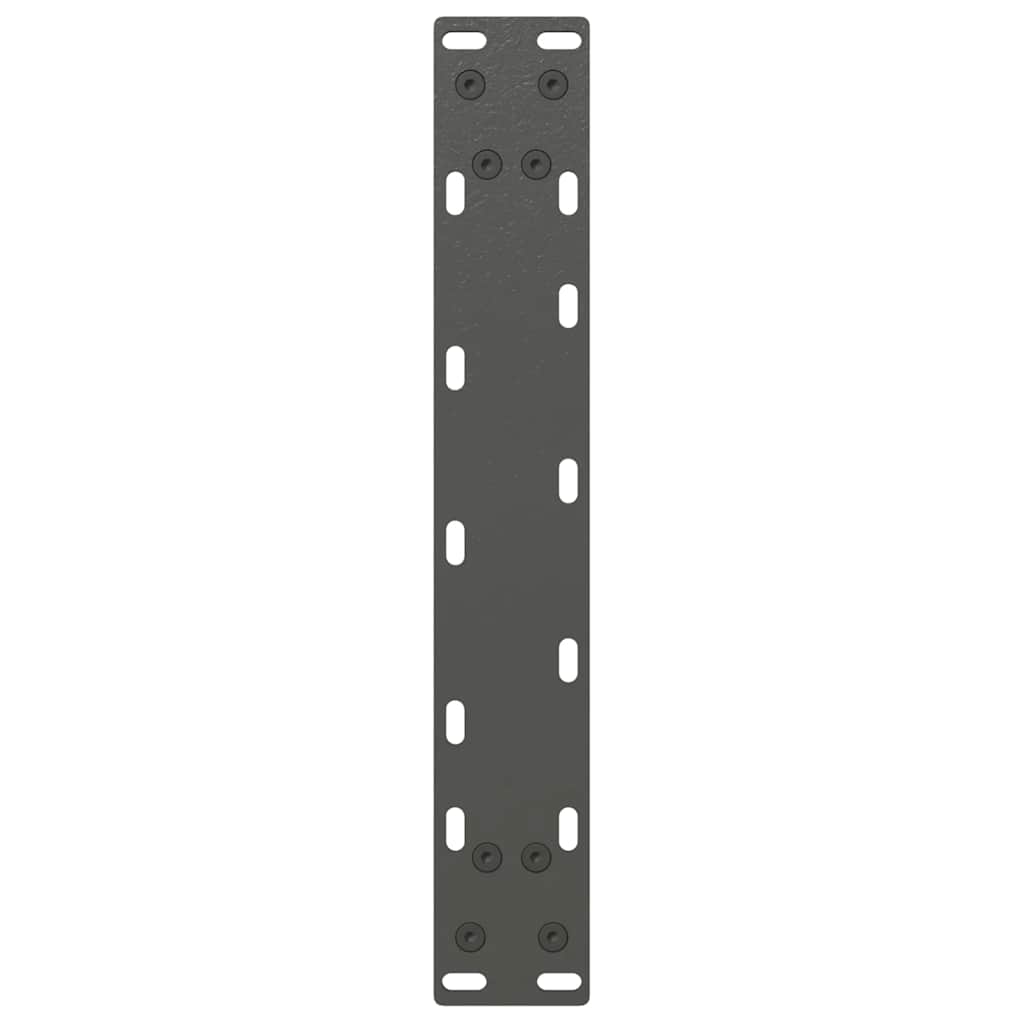 Gambe per Tavolino da Caffè forma U 2 pz Antracite 38x(42-43)cm