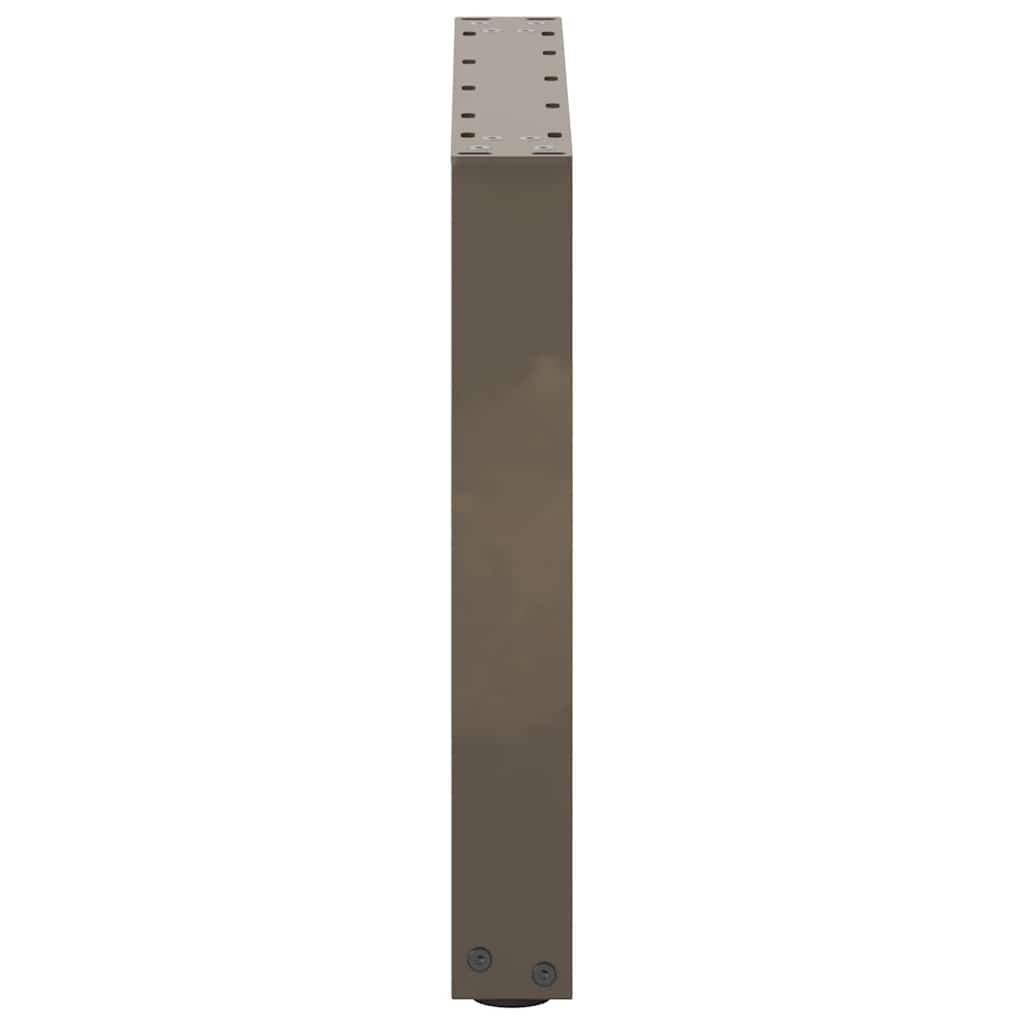 Gambe per Tavolino da Caffè forma U 2 pz Naturale 50x(42-43) cm