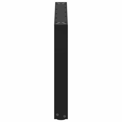Gambe per Tavolino da Caffè a Forma di U 2 pz Nere 70x(42-43)cm