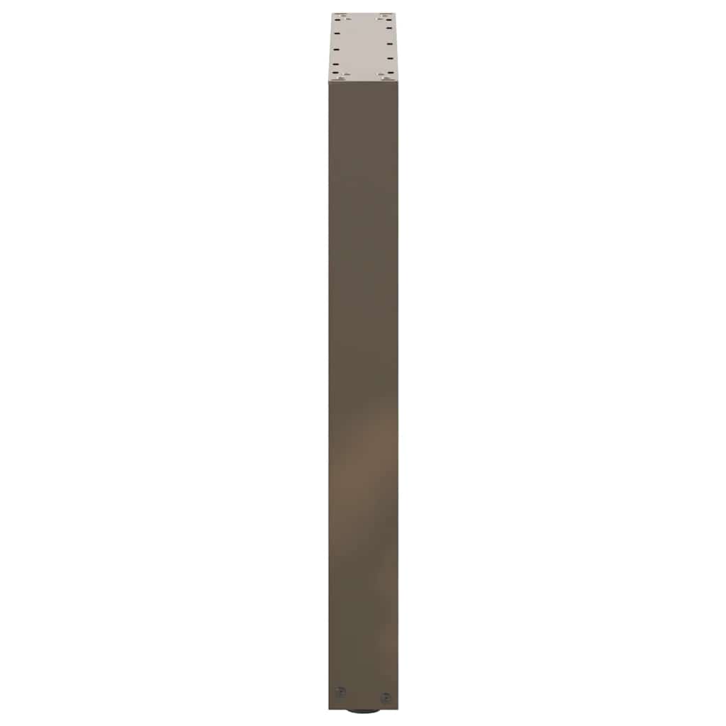Gambe per tavolo da pranzo forma U 2 pz naturale 70x(72-73) cm