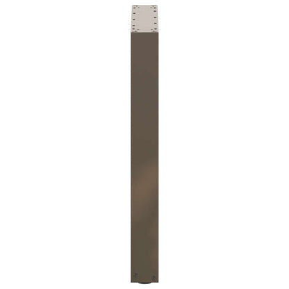 Gambe per tavolo da pranzo forma U 2 pz naturale 70x(72-73) cm