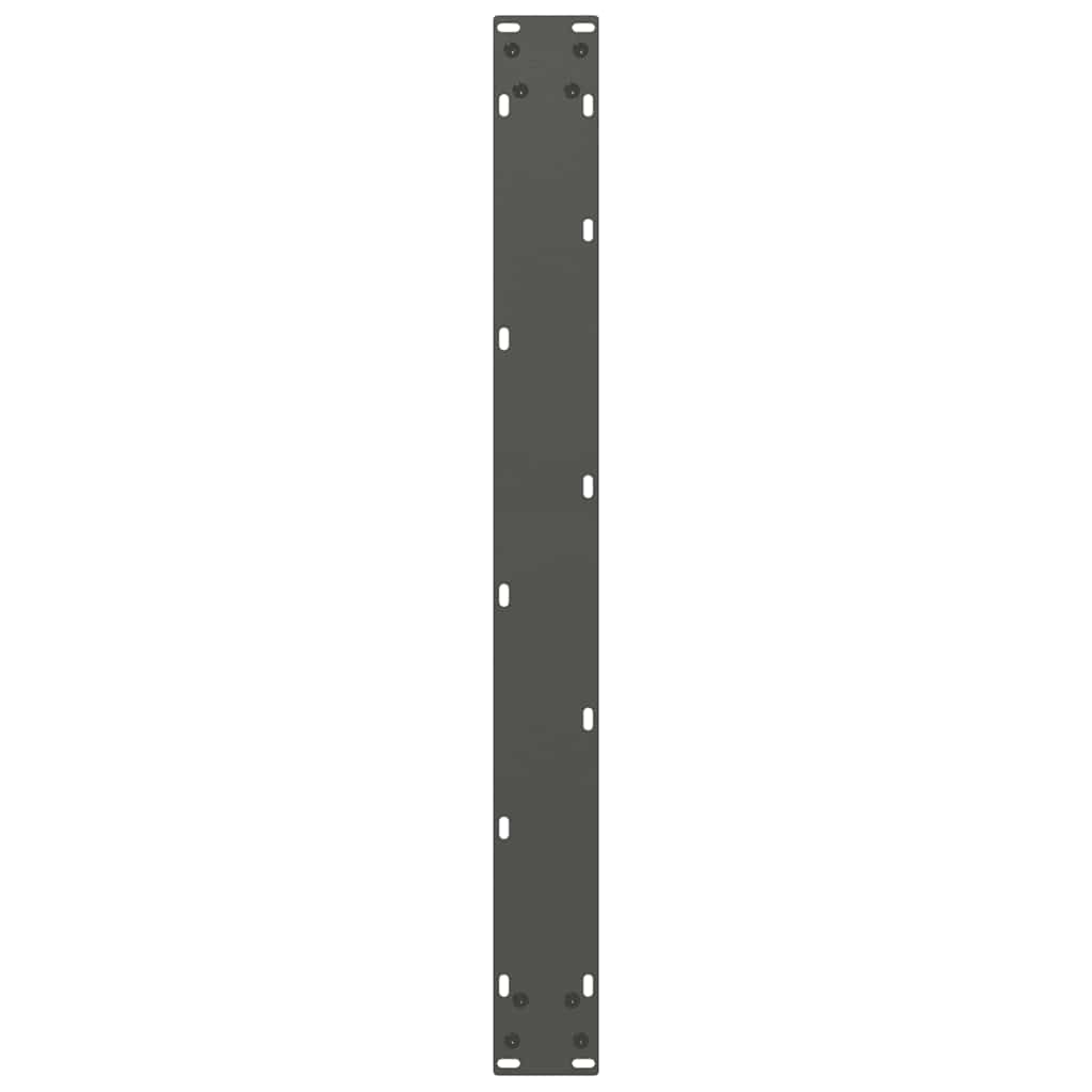 Gambe per tavolo da pranzo forma U 2 pz Antracite 90x(72-73) cm