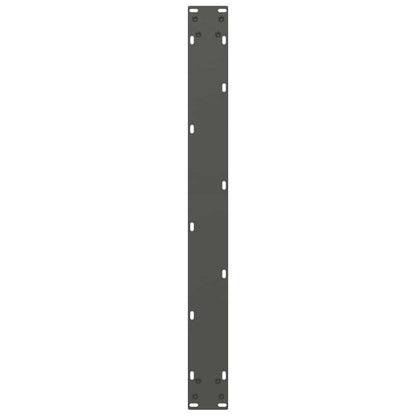 Gambe per tavolo da pranzo forma U 2 pz Antracite 90x(72-73) cm