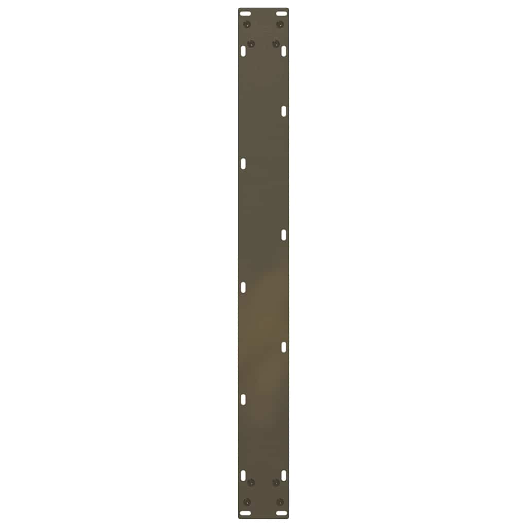 Gambe per tavolo da pranzo forma U 2 pz naturale 90x(72-73) cm