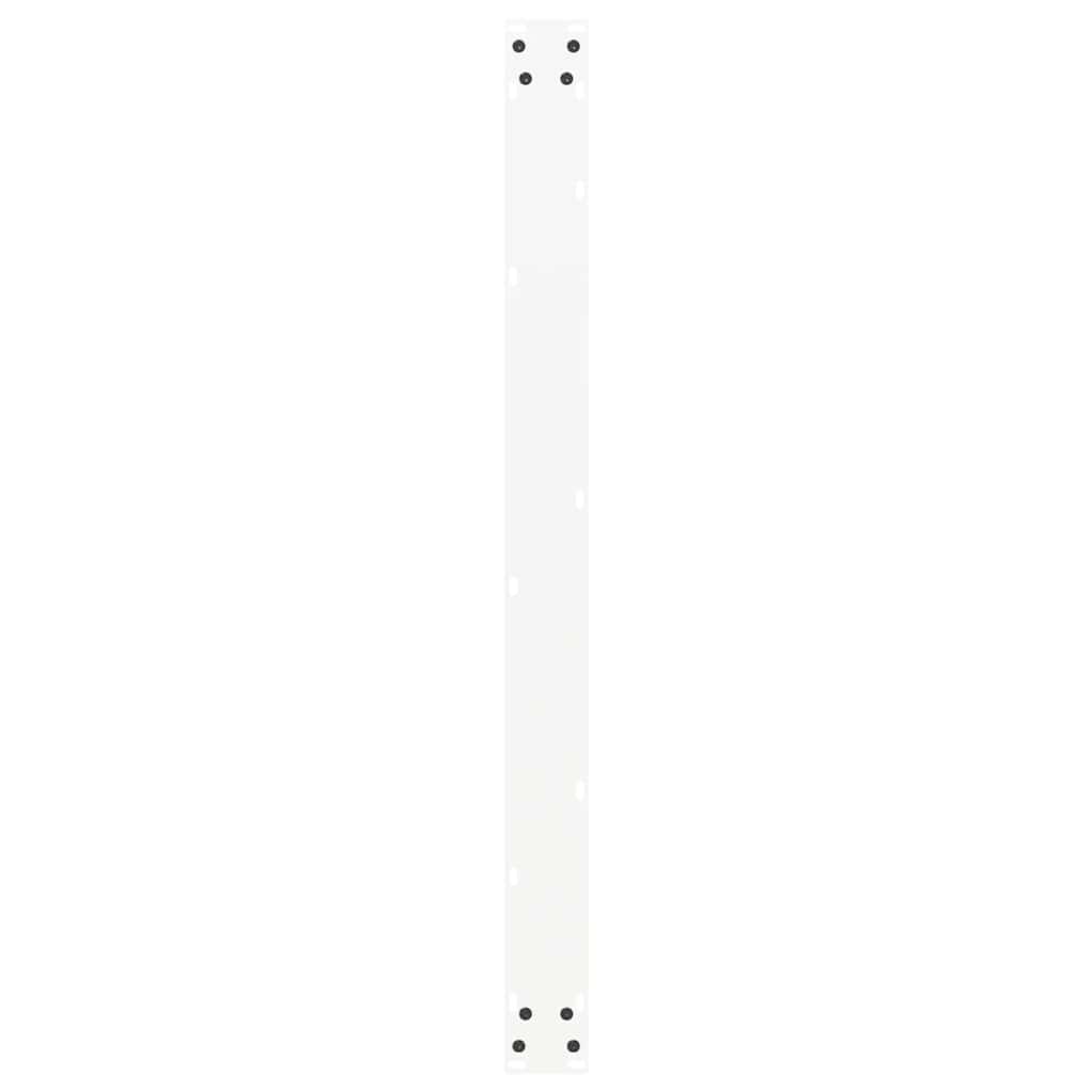 Gambe per tavolo da pranzo forma U 2 pz bianche 100x(72-73) cm
