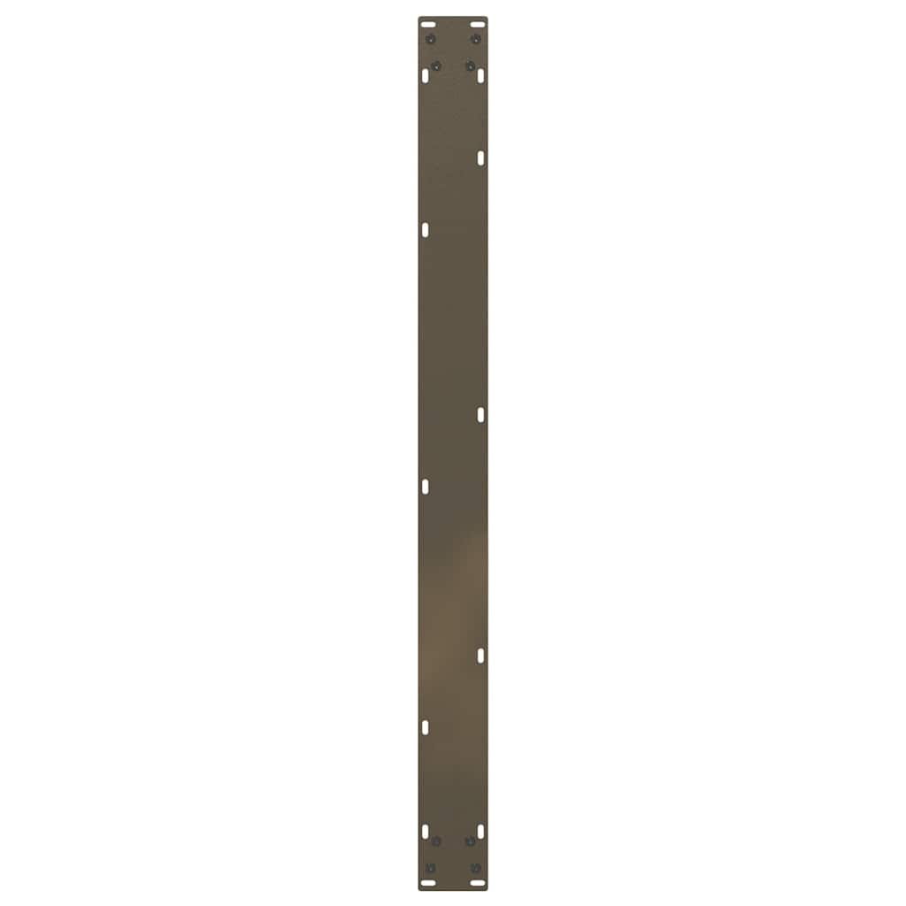Gambe per tavolo da pranzo forma U 2 pz naturale 100x(72-73) cm