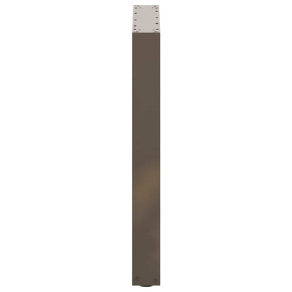 Gambe per tavolo da pranzo forma U 3 pz naturale 70x(72-73) cm