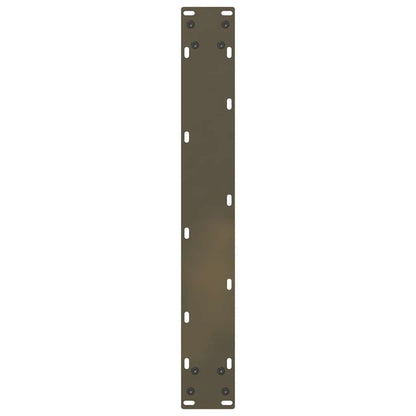 Gambe per tavolo da pranzo forma U 3 pz naturale 70x(72-73) cm