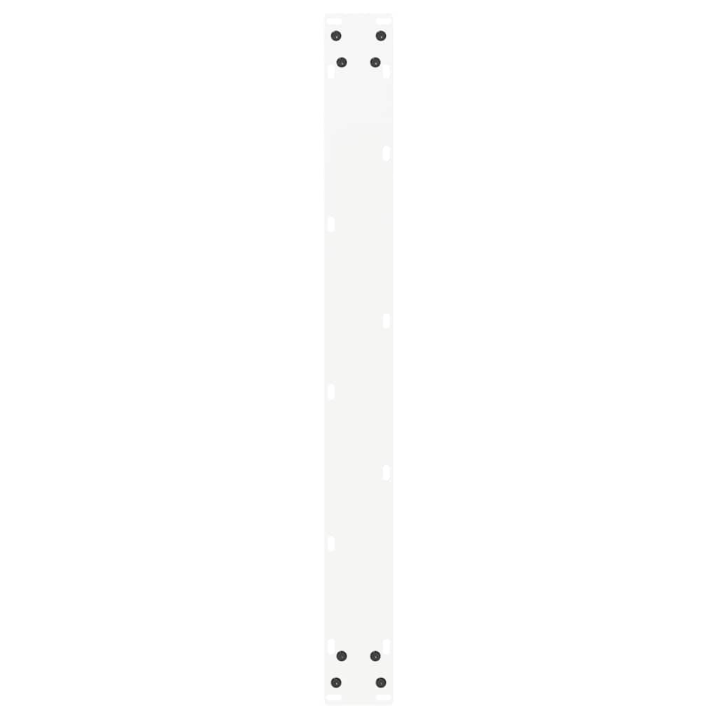 Gambe per tavolo da pranzo forma U 3 pz bianche 80x(72-73) cm