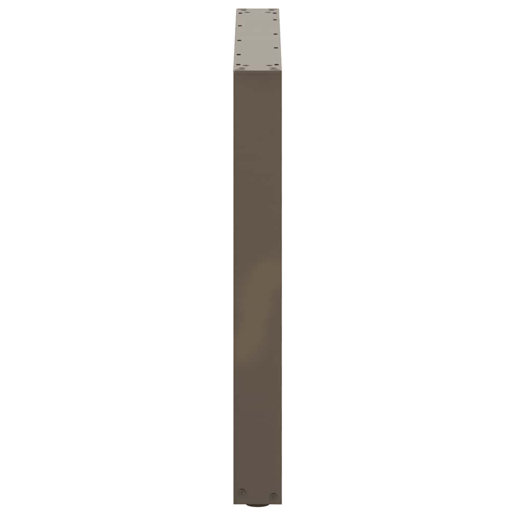 Gambe per tavolo da pranzo forma U 3 pz naturale 80x(72-73) cm