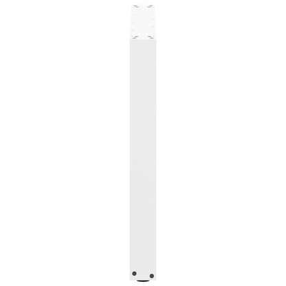 Gambe per tavolo da pranzo forma U 3 pz bianche 90x(72-73)