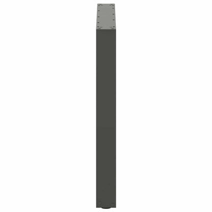 Gambe per tavolo da pranzo forma U 3 pz Antracite 90x(72-73) cm