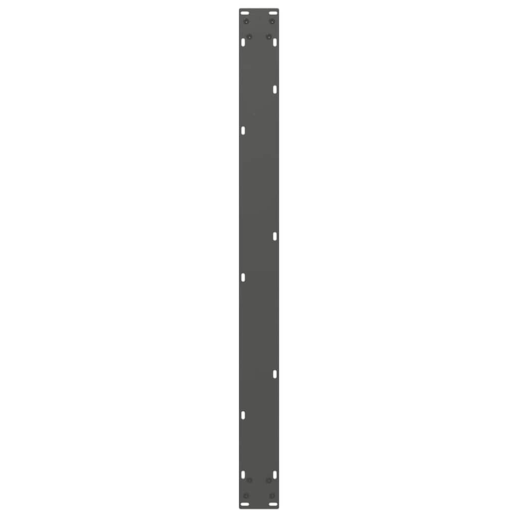 Gambe per tavolo da pranzo forma U 3 pz Antracite 100x(72-73)cm