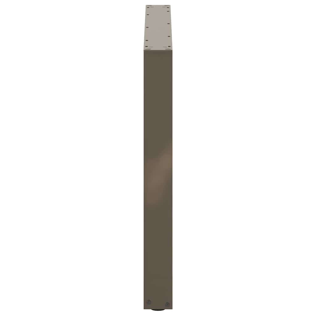 Gambe per tavolo da pranzo forma U 3 pz naturale 100x(72-73) cm