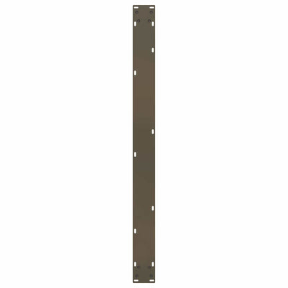 Gambe per tavolo da pranzo a forma di U 3 pz in acciaio naturale 100x(72-73) cm - homemem39